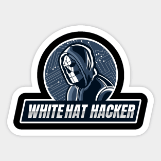 White Hat Hacker Sticker